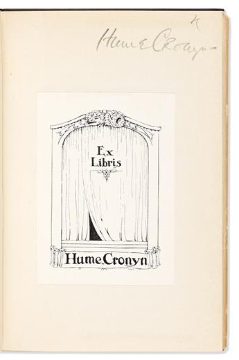 Cronyn, Hume (1911-2003) Three Theatrical Titles from his Library.